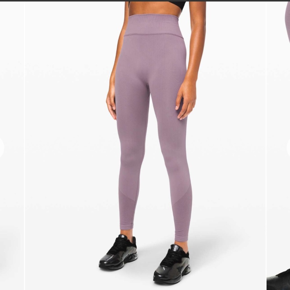 Lululemon Ebb to Street Tight Frosted Mulberry High Rise Leggings